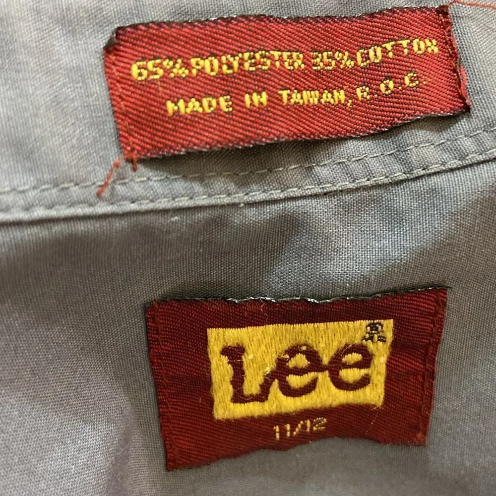Vintage Lee Boys Grey Shirt Size 11/12
